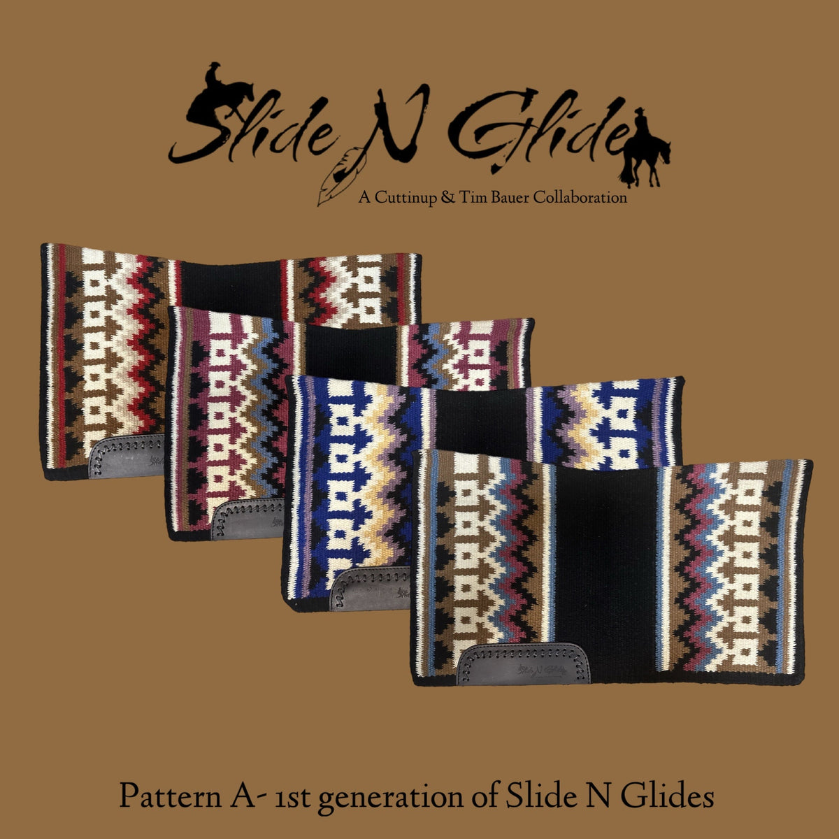 Slide N Glide A patterns with black base