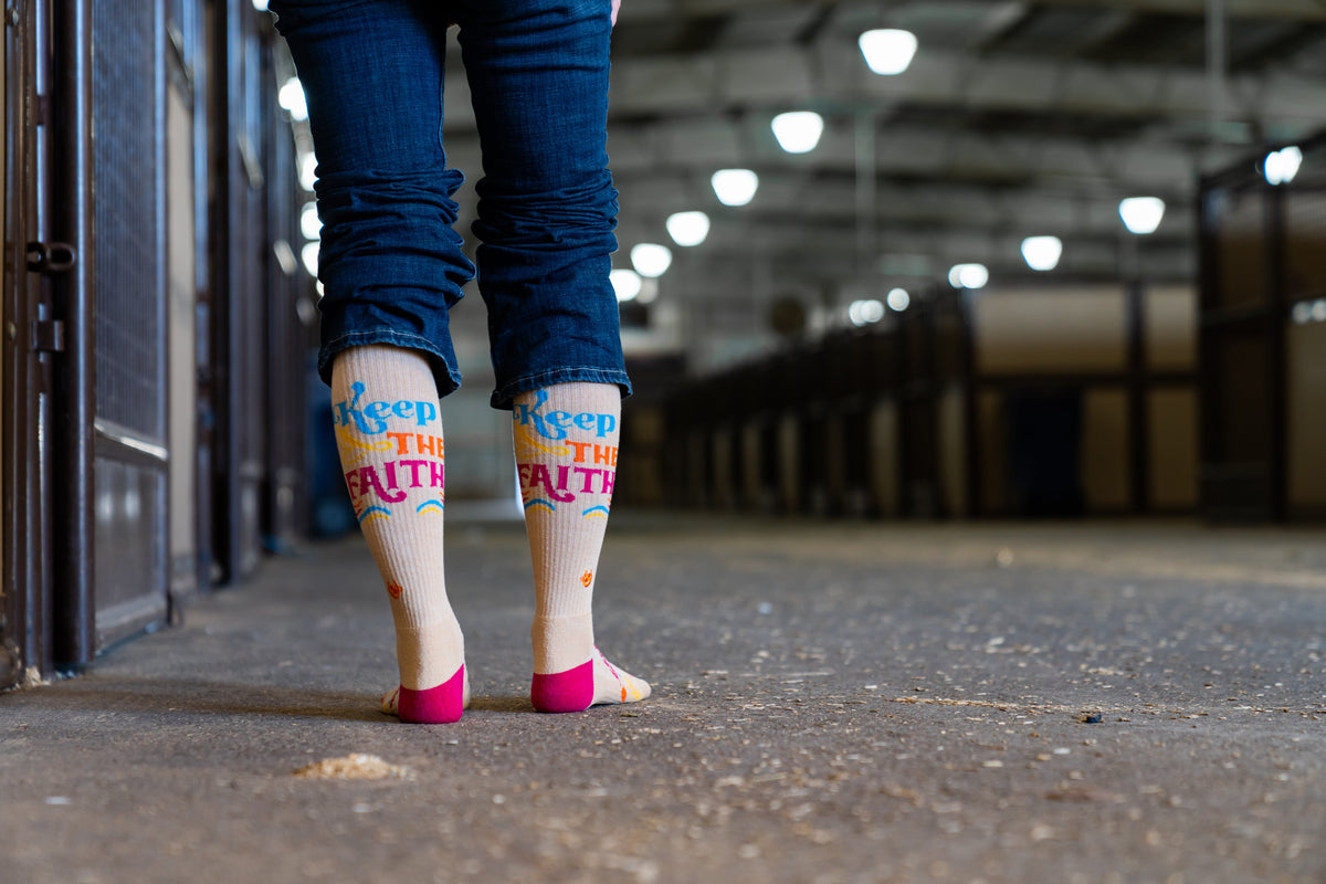 Keep The Faith Performance Boot Socks